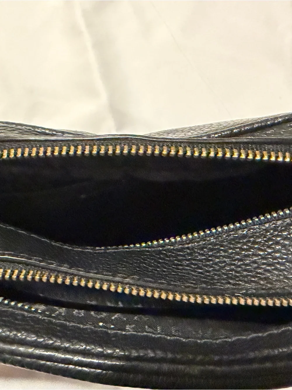 kate spade Black Pebbled Leather Crossbody with Gold Hardware - Picture 5 of 9
